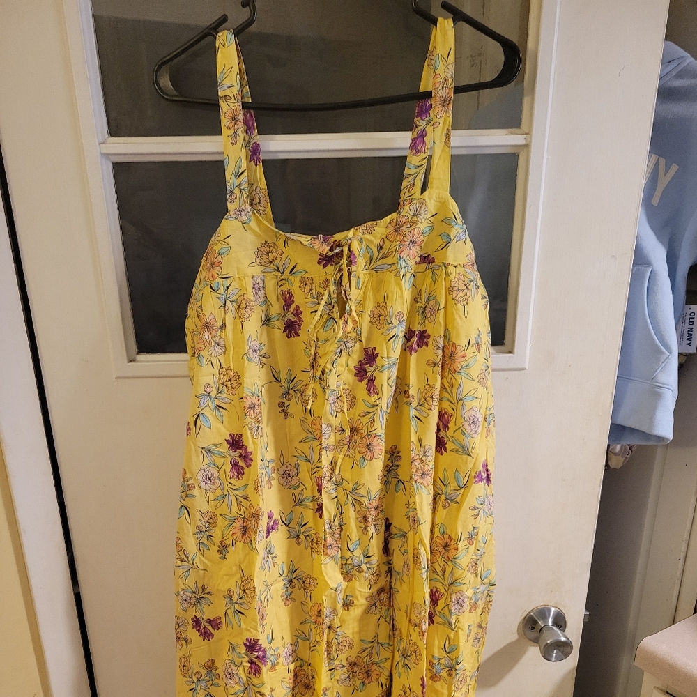 Natural Life Floral Dress sz M